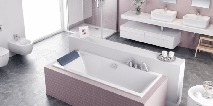 Bañeras acrílicas sistemas de hidromasaje paneles de ducha cabinas de ducha platos de ducha fabricante de artículos sanitarios Polonia